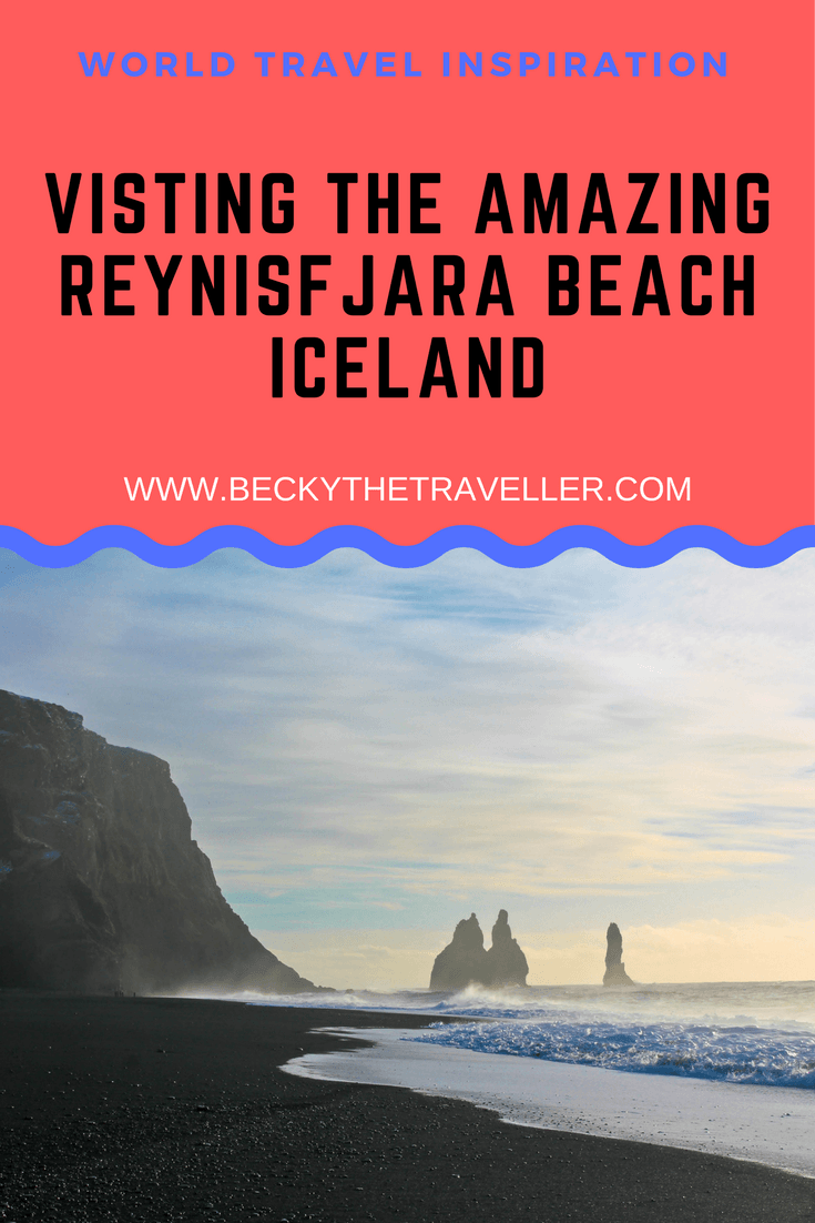 Visit the stunning Reynisfjara beach a few hours from Reykjavik. A must stop for anyone taking a trip to Iceland to see this beautiful natural attraction.