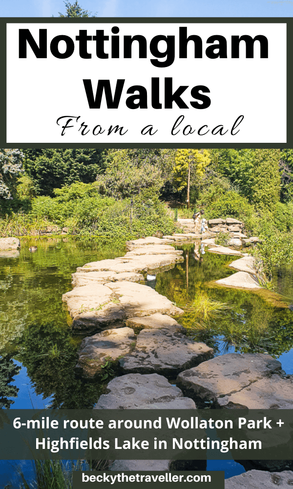 Stepping stones at Highfields Lake